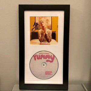 Justin Bieber Framed Autograph